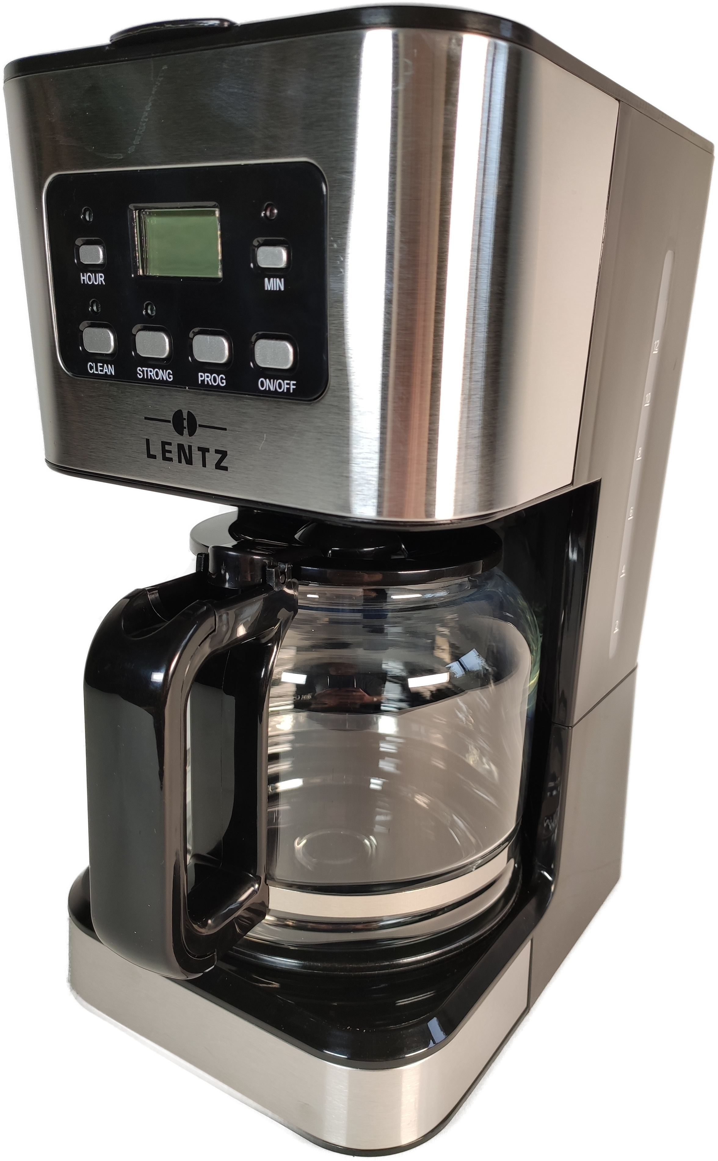 Lentz Kaffeemaschine, 1,5L, Timerfunktion, wiederverwendbarer Filter