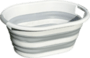 Wäschekorb faltbar 63x45 cm (38 Liter) - Silikon Wäschewanne zusammen klappbar - Wäschebox