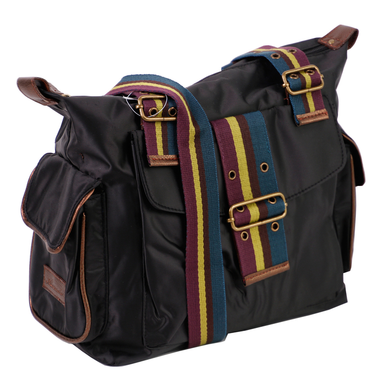 Sportliche Handtasche in Schwarz aus der Alessandro City Sport Collection