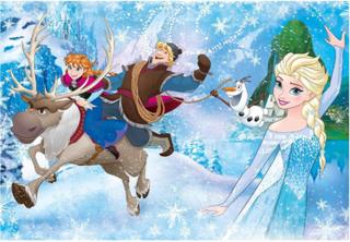 Disney Frozen  Eiszauber Puzzle, 100 Teile XXL-Puzzle Maxi