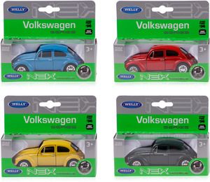 WELLY Volkswagen Beetle in vier verschiedenen Farben