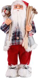 Weihnachtsmann Heino mit Geschenken 60 cm