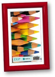Zep BDR2 Basic Bilderrahmen, Kunststoff, 20 x 30 cm, Rot
