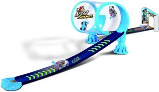 Maisto NXS Racers Play-Set: Rennstrecke mit Speed-Tunnel, inkl. Aufziehauto, hohe Geschwindigkeit, ab 3 Jahren (512268)