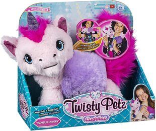 Twisty Petz 6054696 - Cuddlez, verwandlungsfähiges Plüschtier, Einhorn, Snowpuff zum Sammeln für Kinder ab 4 Jahren