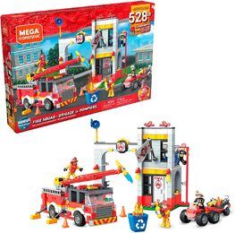 Mattel Mega Construx GLK56 Fire Station, 522 Teile