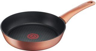 Tefal G11704 Chef's Delight Bratpfanne, antihaftversiegelt, inklusive Thermo-Spot, 24 cm, kupferoptik