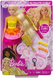 Mattel GBK24 - Barbie - Ultimate Curls - Locken Style Puppe mit Zubehör
