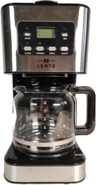 Lentz Kaffeemaschine, 1,5L, Timerfunktion, wiederverwendbarer Filter