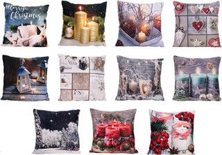 Style Dekokissen Weihnachten 40 X 40 cm MIT LED+Timer