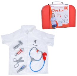 Knorrtoys F15420 - Verkleidungskoffer Doctor - 6-teilig