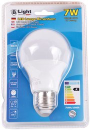 B-Light LED Lampe E-27 Neutralweiß 6.500K - 7 Watt