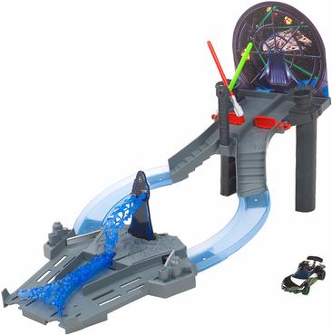 Mattel Hot Wheels Star Wars Track Set Assortito CHB13 Autorennbahn inkl. 1x Auto