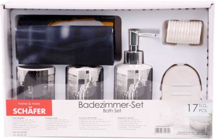 Badezimmer Set 17 Teilig Wc Garnitur New York Online Kaufen