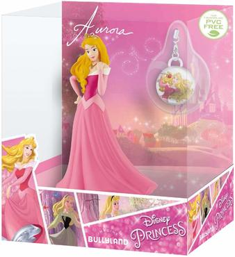 Bullyland 13421 - Spielfigur in Geschenkpackung, Walt Disney Dornröschen, Aurora mit Schmuckanhänger, ca. 10,5 cm