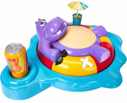 TOMY T72606EN Fizzy Dizzy Hippo-Spiel