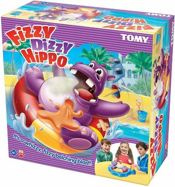 TOMY T72606EN Fizzy Dizzy Hippo-Spiel