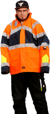 Seyn Workfasion 3 in 1 Arbeitswetterjacke Wasserdicht mit herausnehmbaren Plarfleece, Grösse XXL