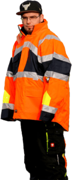 Seyn Workfasion 3 in 1 Arbeitswetterjacke Wasserdicht mit herausnehmbaren Plarfleece, Grösse XXL