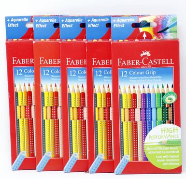 Neu Faber-Castell CONNECTOR Deckfarbkasten 12 Farben /& Pinsel 6552553