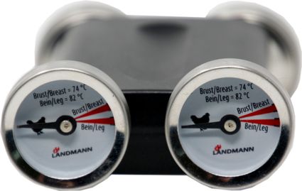 Landmann Fleischthermometer für BBQ-Grill 13725 Packung von 4 
