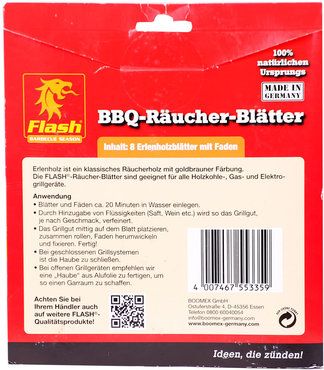 Räucher-Blätter Boomex Flash Erle 8 Stück