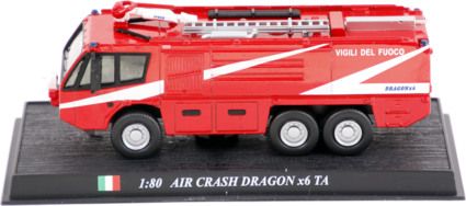 Air Crash Dragon x6 TA brandweer Del Prado collection 1:80