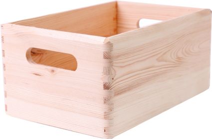 Holzkiste Stapelbox aus Kiefer 30x20x14cm