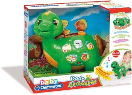 Clementoni 69179.1 Dodo Dinosaurier Sprechendes Lernspielzeug