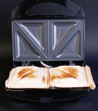 Sandwichmaker Edelstahl - 750 Watt