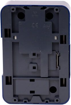 REV Ritter 0514810555 Doppelklang-Gong mechanisch 32, 230 V, blau/Silber