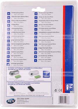 REV Ritter 0514986555 Basis-Gong-Modul Ritmo, weiß