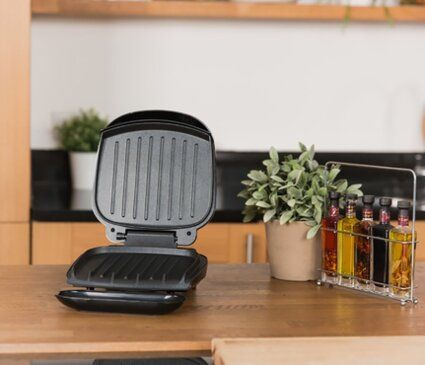 George Foreman 18840-56 Fitnessgrill Compact Grillplatte