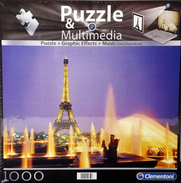 Clementoni 99359 - Multimedia Puzzle 1000 Teile,Paris