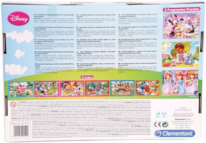 Clementoni 99159 Disney-Super Edu Kit for Girls, 7 in 1