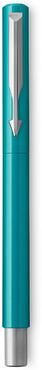 Parker Vector Rollerball Tintenroller (mit Chromzierteilen, Mittlere Schreibspitze, blaue Tinte, Geschenkbox) smaragdgrün