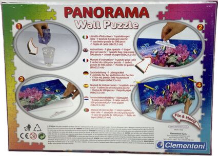 Clementoni 91665 - Princess - Panorama Wall Puzzle - 500 teile