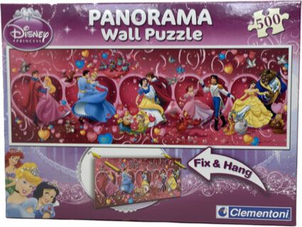 Clementoni 91665 - Princess - Panorama Wall Puzzle - 500 teile