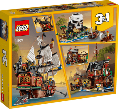 LEGO® 31109 Creator 3-in-1-Spielzeug „Piratenschiff“