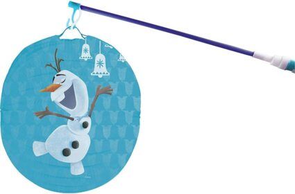 DIV 29781 - Disney Frozen - Olaf - LampionSet, Ø ca. 24,5cm - elektrisch