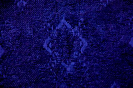 Kuscheldecke 130 x 170 cm Chenille-Plaid mit 2 Dekokissen, 3tlg. Blau