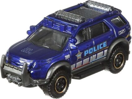 Mattel FWX27 - Matchbox - Die-CastFahrzeuge, 5-er Pack, Polizei