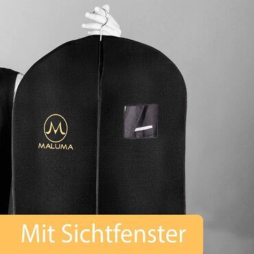 3 x Kleidersack mit Reißverschluss +1x Gratis Schuhsack - Business hochwertige Kleiderhülle aus wasserabweisendem Vlies