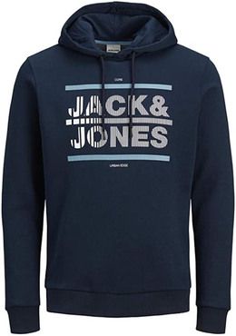 JACK & JONES Mens  Sweat Hoodie Sweatshirt Hoody Blau