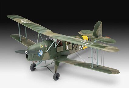 Revell 03886 Bücker Bü131 D originalgetreuer Modellbausatz für Experten, Mehrfarbig, 1/32