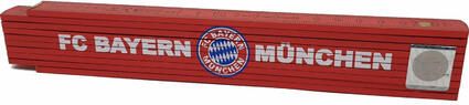 Zollstock FC Bayern München 2m Logo Metermaß 2 Meter Rekordmeister Werkzeug FCB