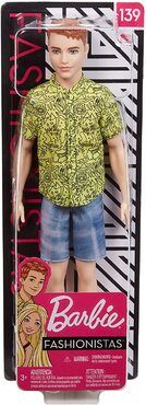 Barbie GHW67 - Ken Fashionistas Puppe mit rotem Haar