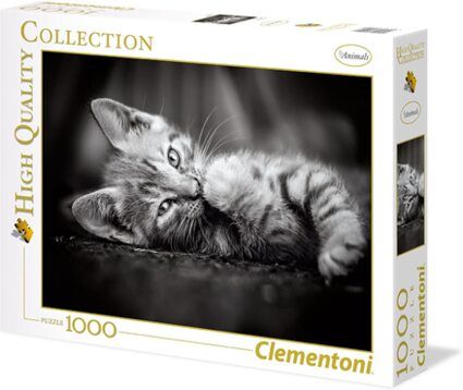 Clementoni 39422 Kätzchen – Puzzle 1000 Teile, High Quality Collection, Geschicklichkeitsspiel für die ganze Familie, Erwachsene