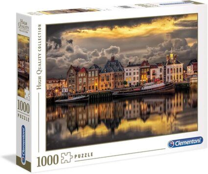 Clementoni 39421 Niederländische Traumwelt – Puzzle 1000 Teile, High Quality Collection, Geschicklichkeitsspiel für die ganze Fa