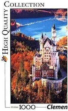 Clementoni 39382 Neuschwanstein – Puzzle 1000 Teile, High Quality Collection, Geschicklichkeitsspiel für die ganze Familie, bunt